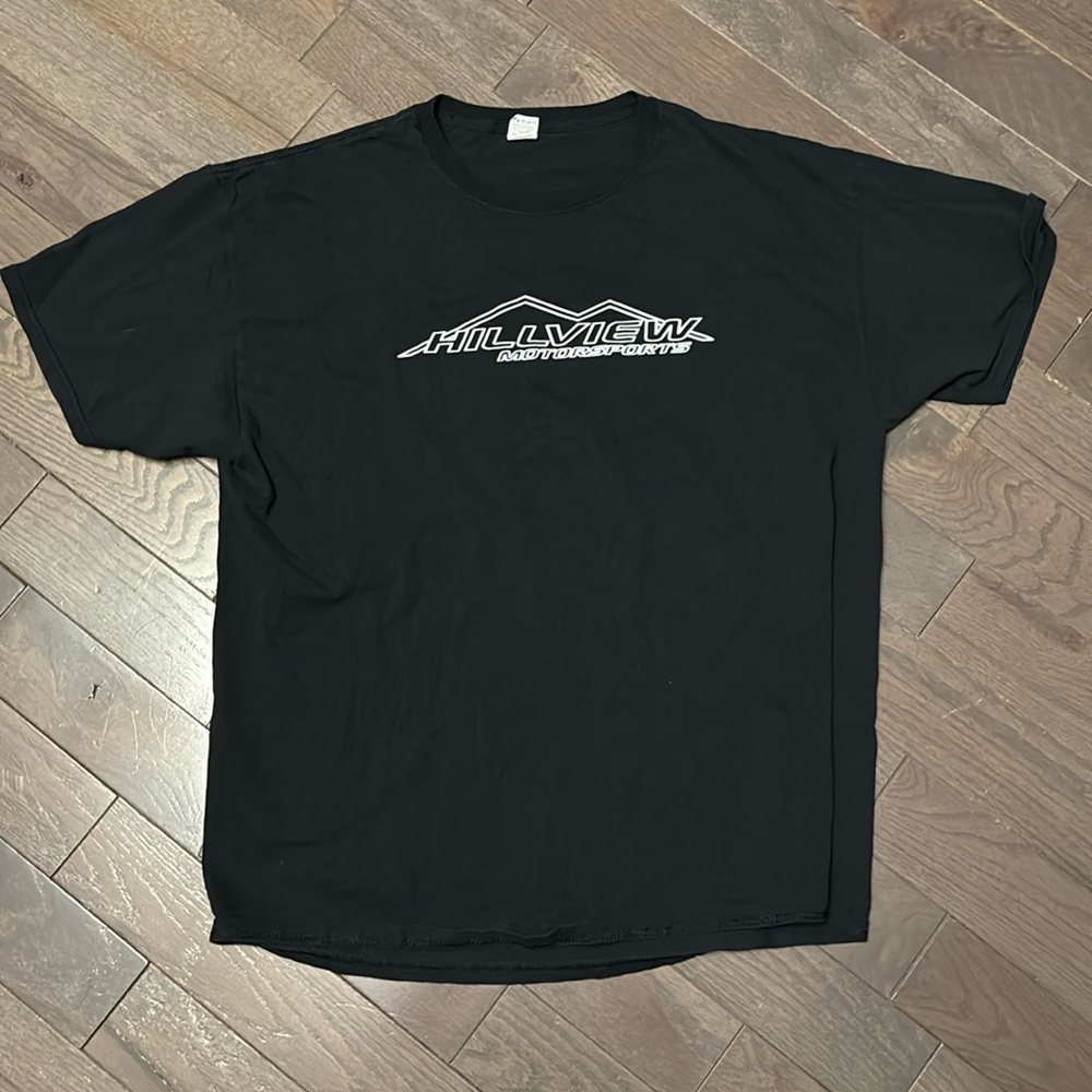 Oversized Graphic Black Tee